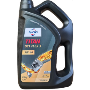FUCHS TITAN GT1 FLEX 3 5W-40 5L (GT1 5W-40)