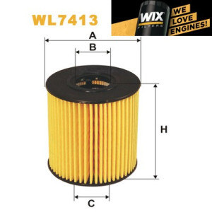 Olajszűrő WIX WL7413   HU711/51X